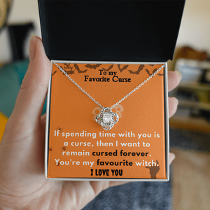Halloween Necklace “To My Favorite Curse”