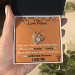 Halloween Necklace “To My Love Potion”