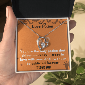 Halloween Necklace “To My Love Potion”