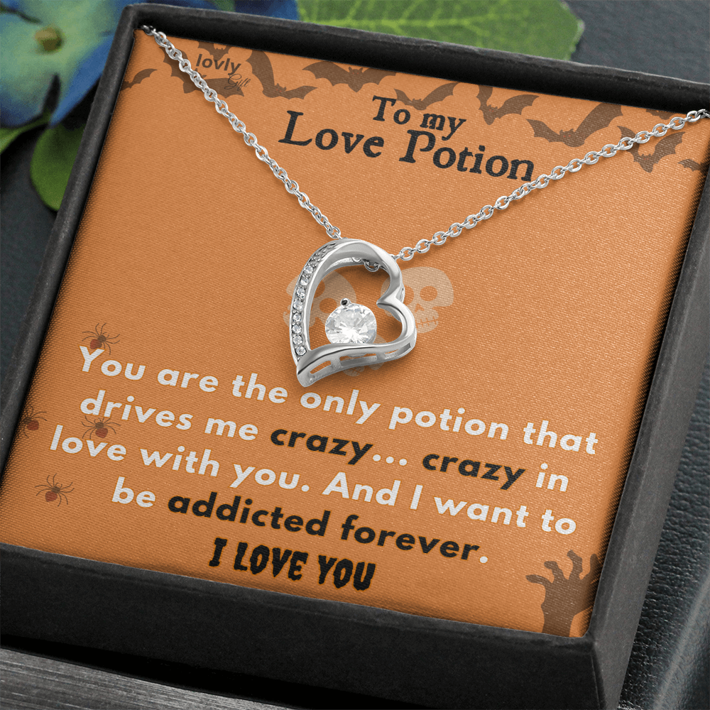 Halloween Necklace “To My Love Potion”