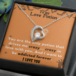 Halloween Necklace “To My Love Potion”