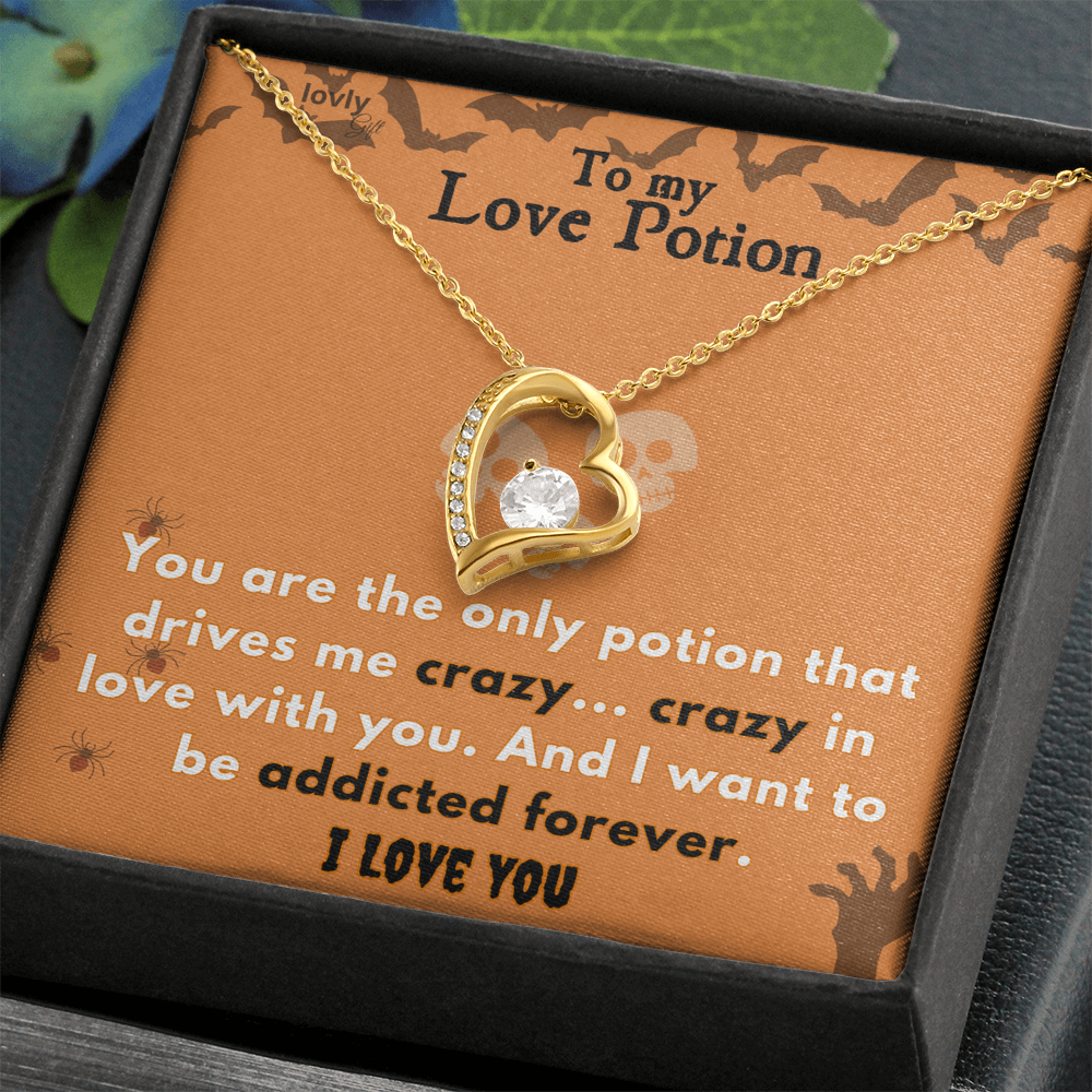 Halloween Necklace “To My Love Potion”